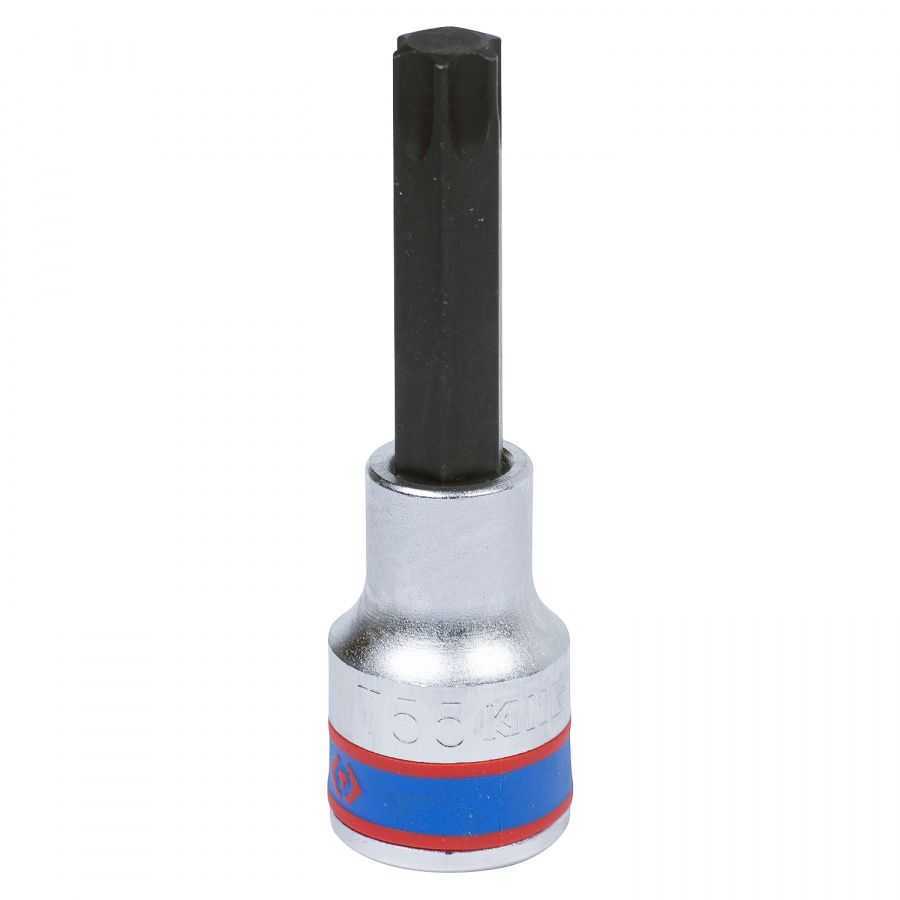 Насадка (бита) торцевая 1/2", TORX, T55, L = 80 мм KING TONY 403355 Насадки фото, изображение