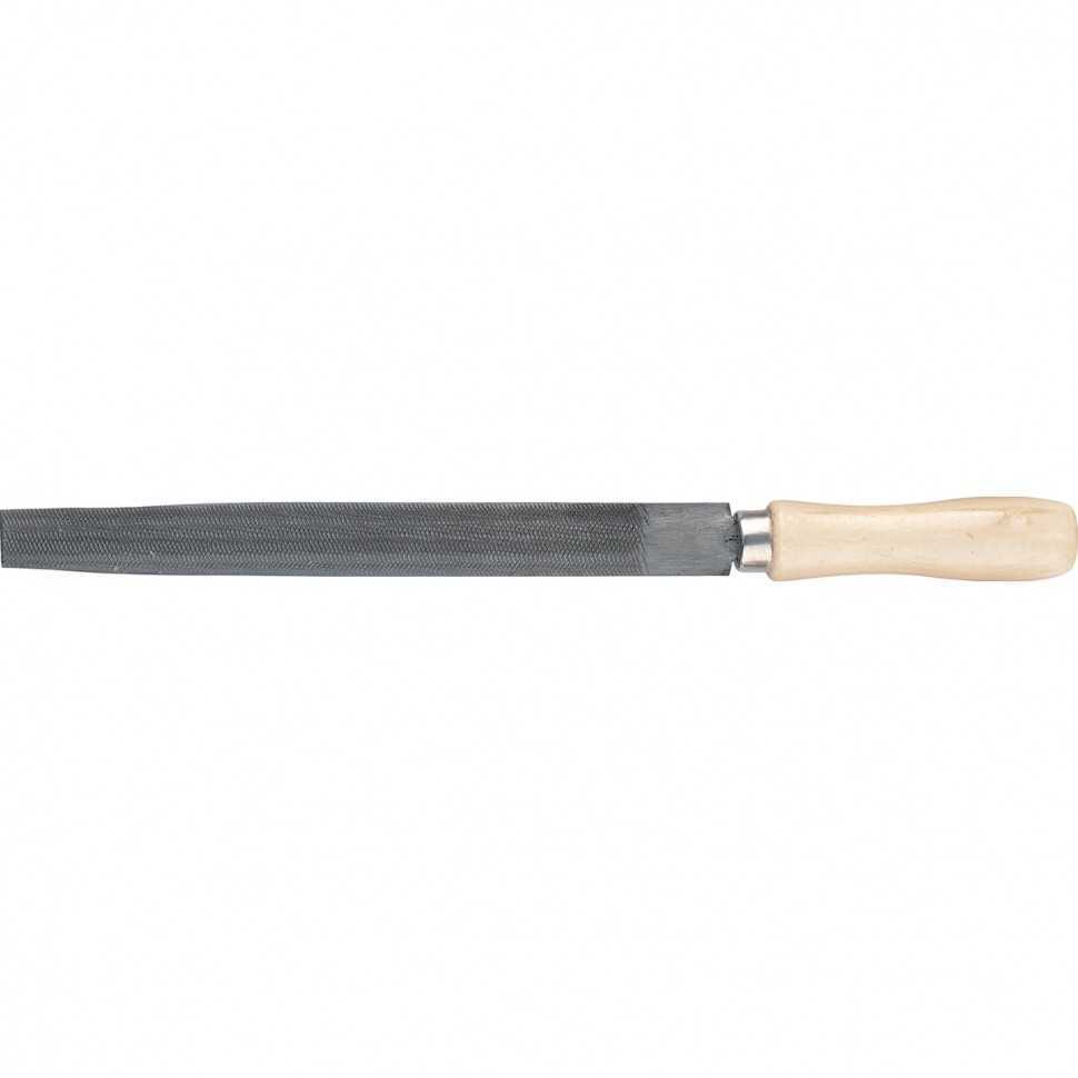 Напильник полукруглый, 200 мм, деревянная ручка Сибртех Напильники полукруглые фото, изображение