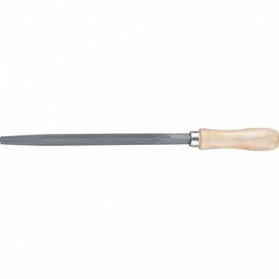 Напильник трехгранный, 150 мм, деревянная ручка Сибртех Напильники трехгранные фото, изображение